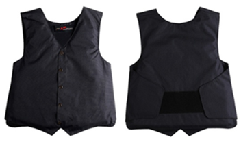 西装马甲款防刺服W17009牛津